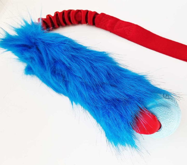 Faux Fur Chuckit Ball Bungee Tug