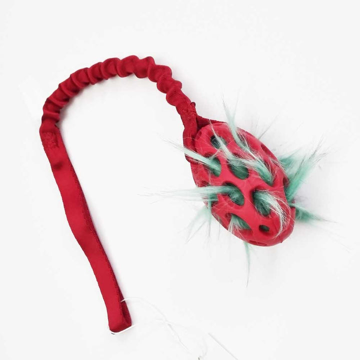 Squeaky Holee Football Bungee Tug