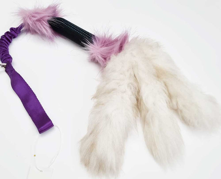 Squeaky Octopus Bungee tug with Sheepskin