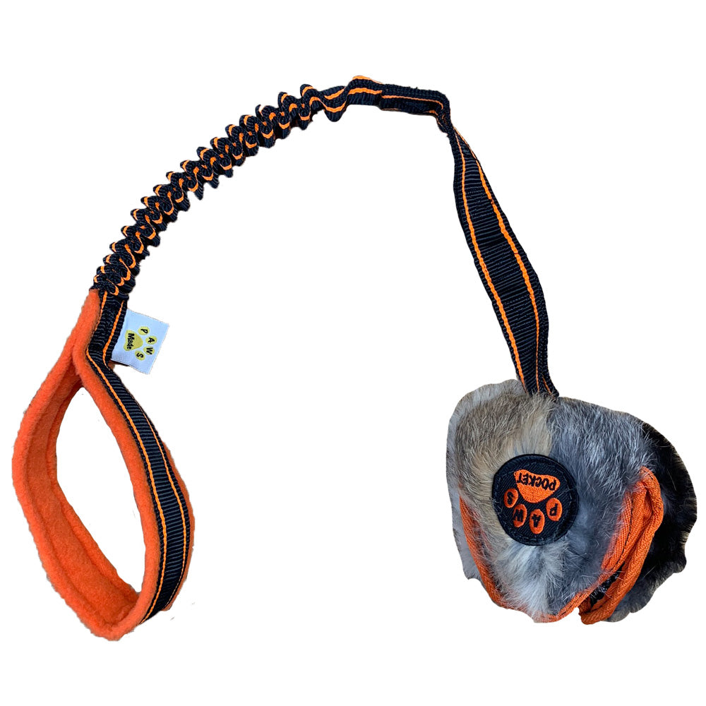 Paws Made Rabbit Paws Pocket Treat Pod with BUNGEE handle