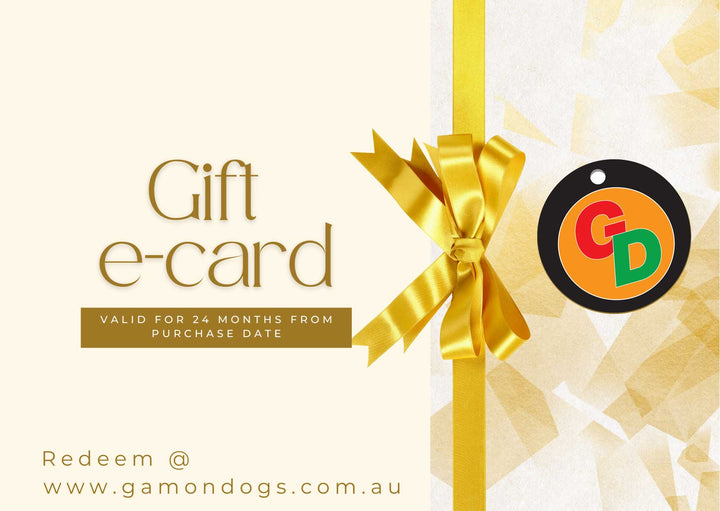 Game on Dogs Gift Card