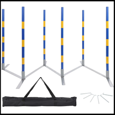 Channel weaves - 12 pole metal base