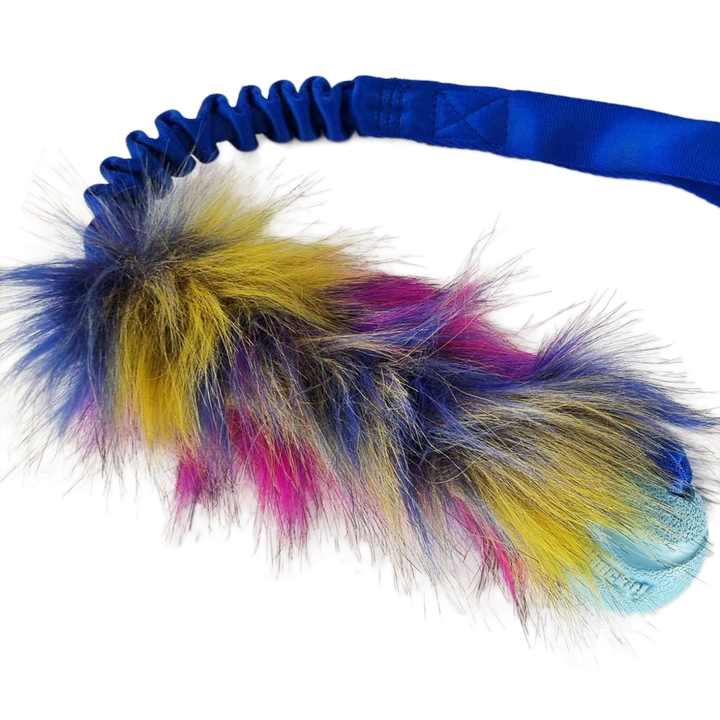 Faux Fur Chuckit Ball Bungee Tug