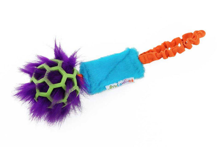Fluffy Holee Roller Squeaky Bungee tug L