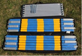 Channel weaves - 12 pole metal base