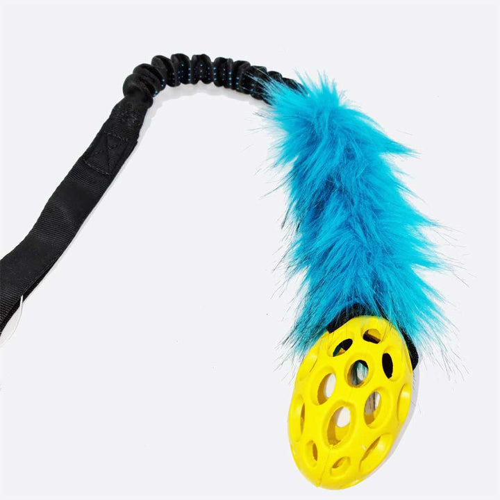Hol-ee Football Faux Fur  Bungee Tug