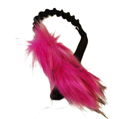 Faux fur bungee tug