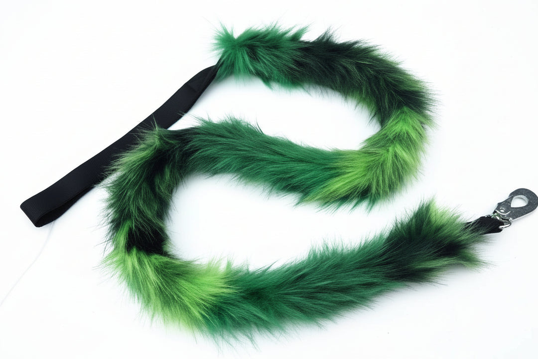 Faux Fur Tug Leash