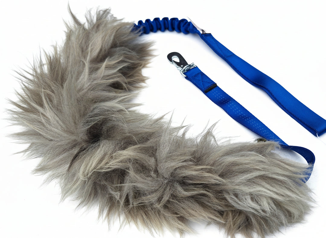 Sheepskin Bungee Tug Leash