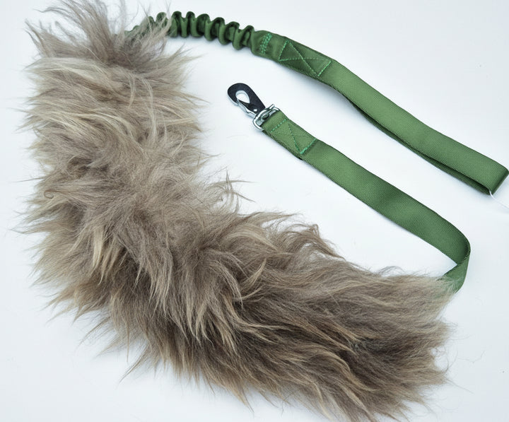 Sheepskin Bungee Tug Leash