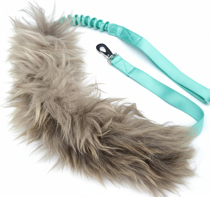 Sheepskin Bungee Tug Leash