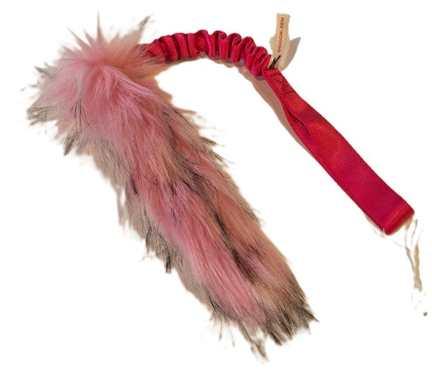 Faux fur bungee tug