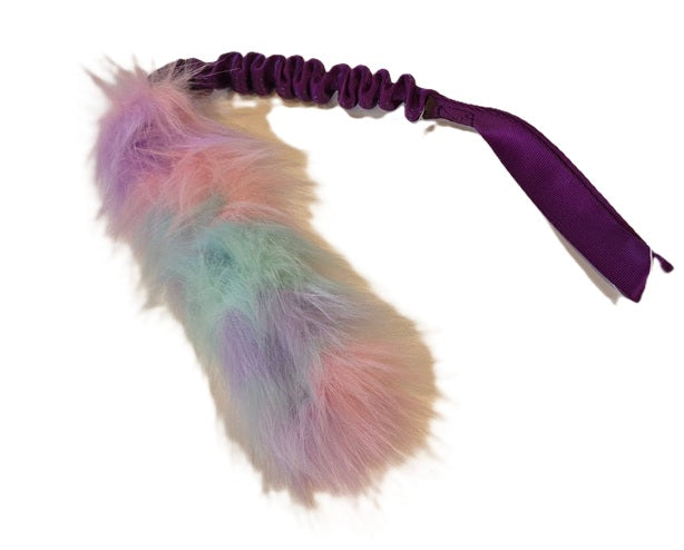 Faux fur bungee tug