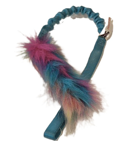 Faux fur bungee tug
