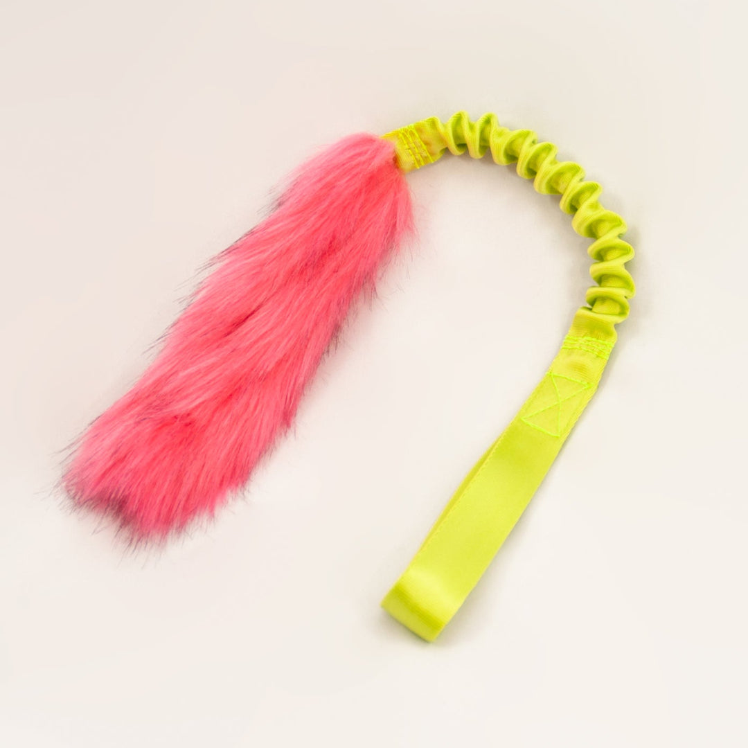 Faux fur bungee tug
