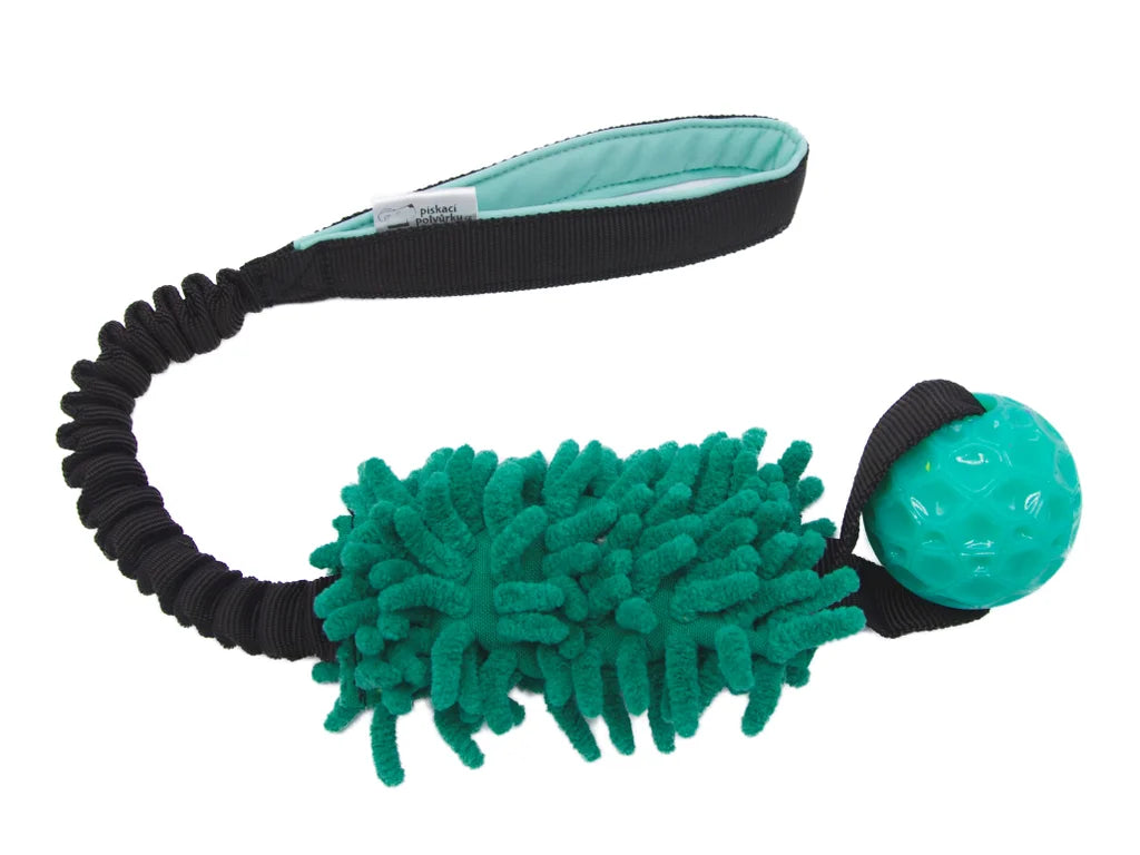 Geo ball with mop bungee tug