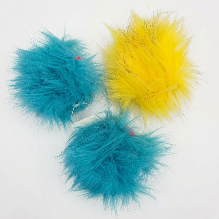 Squeaky Faux Fur Treat Pocket