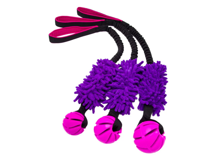 Sumplast ball with mop bungee tug