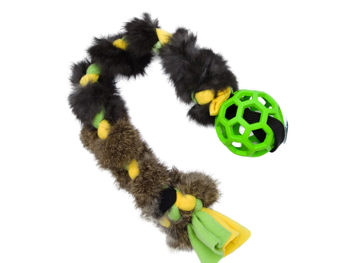 Holee Roller Braided Rabbit Fleece long tug