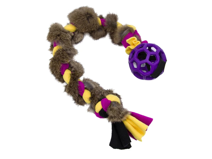 Holee Roller Braided Rabbit Fleece long tug