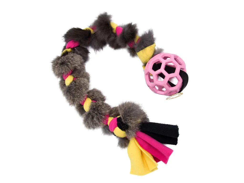 Holee Roller Braided Rabbit Fleece long tug