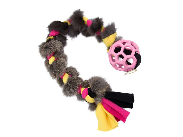 Holee Roller Braided Rabbit Fleece long tug