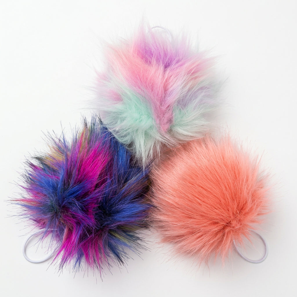 Squeaky Faux Fur Treat Pocket