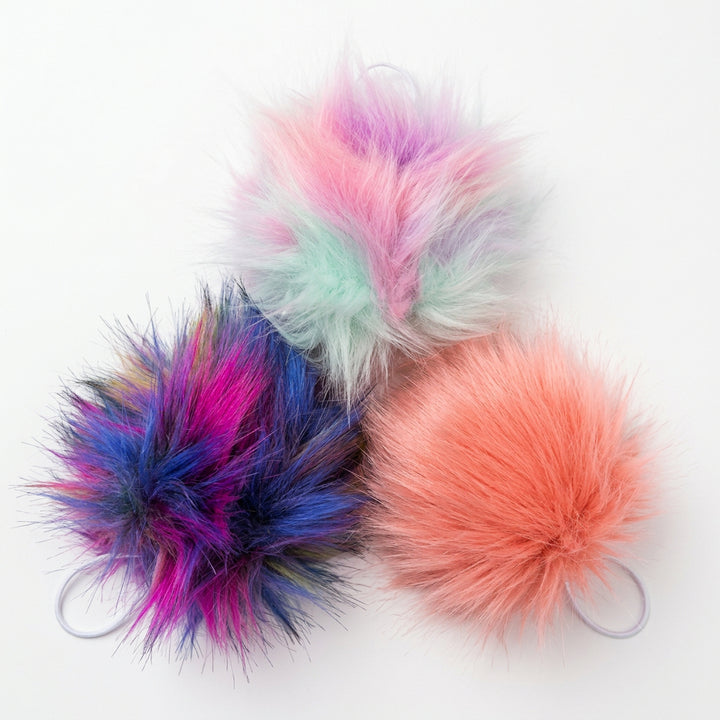 Squeaky Faux Fur Treat Pocket