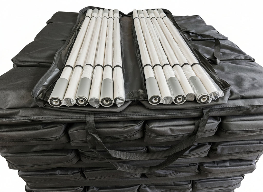 Channel weaves - 12 pole metal base