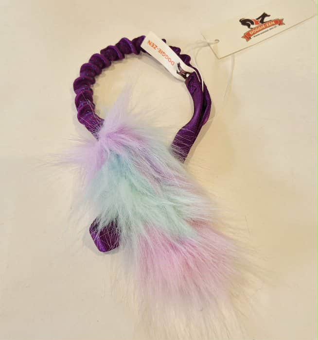 Faux fur bungee tug