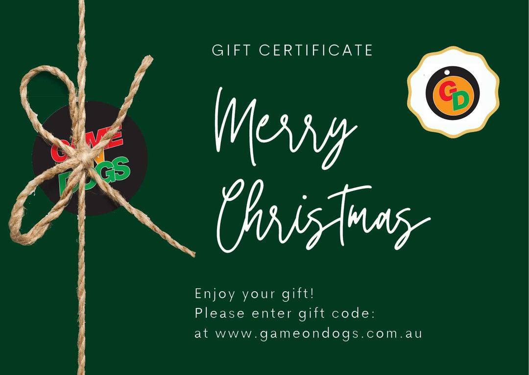 Game on Dogs Gift Card
