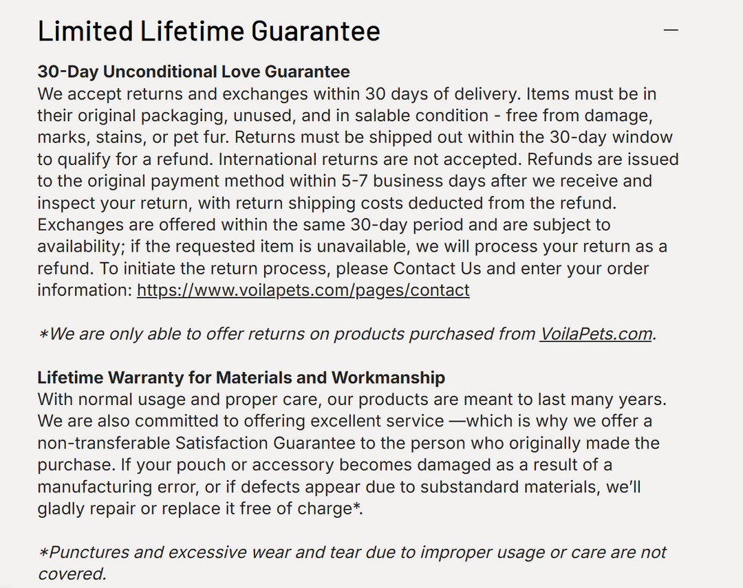 Voila Ultimate Treat Pouch - Standard