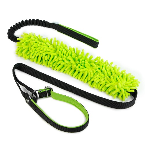 Agility leash with bungee and mop 3in1