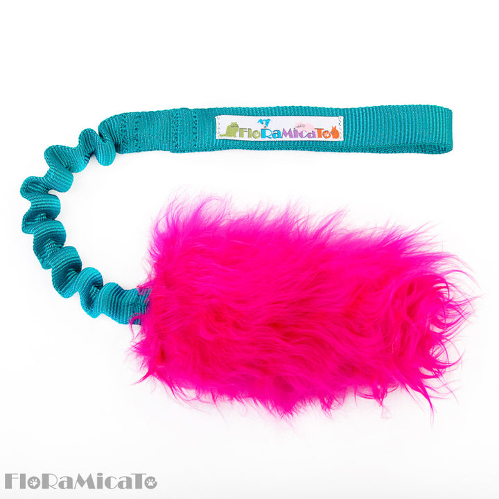 Fluffy Squeaky Bungee Tug