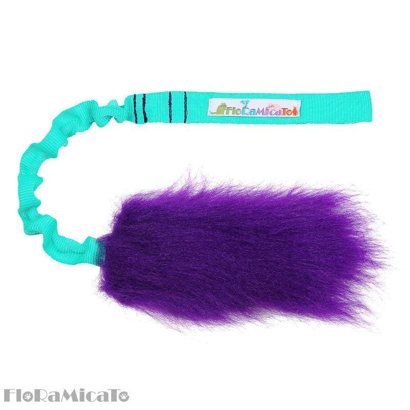 Fluffy Squeaky Bungee Tug