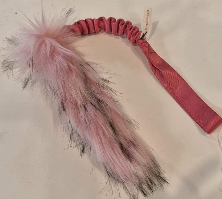 Faux fur bungee tug