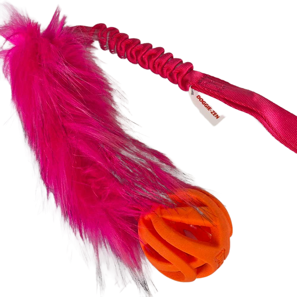 Chuckit Air Faux Fur Bungee Tug