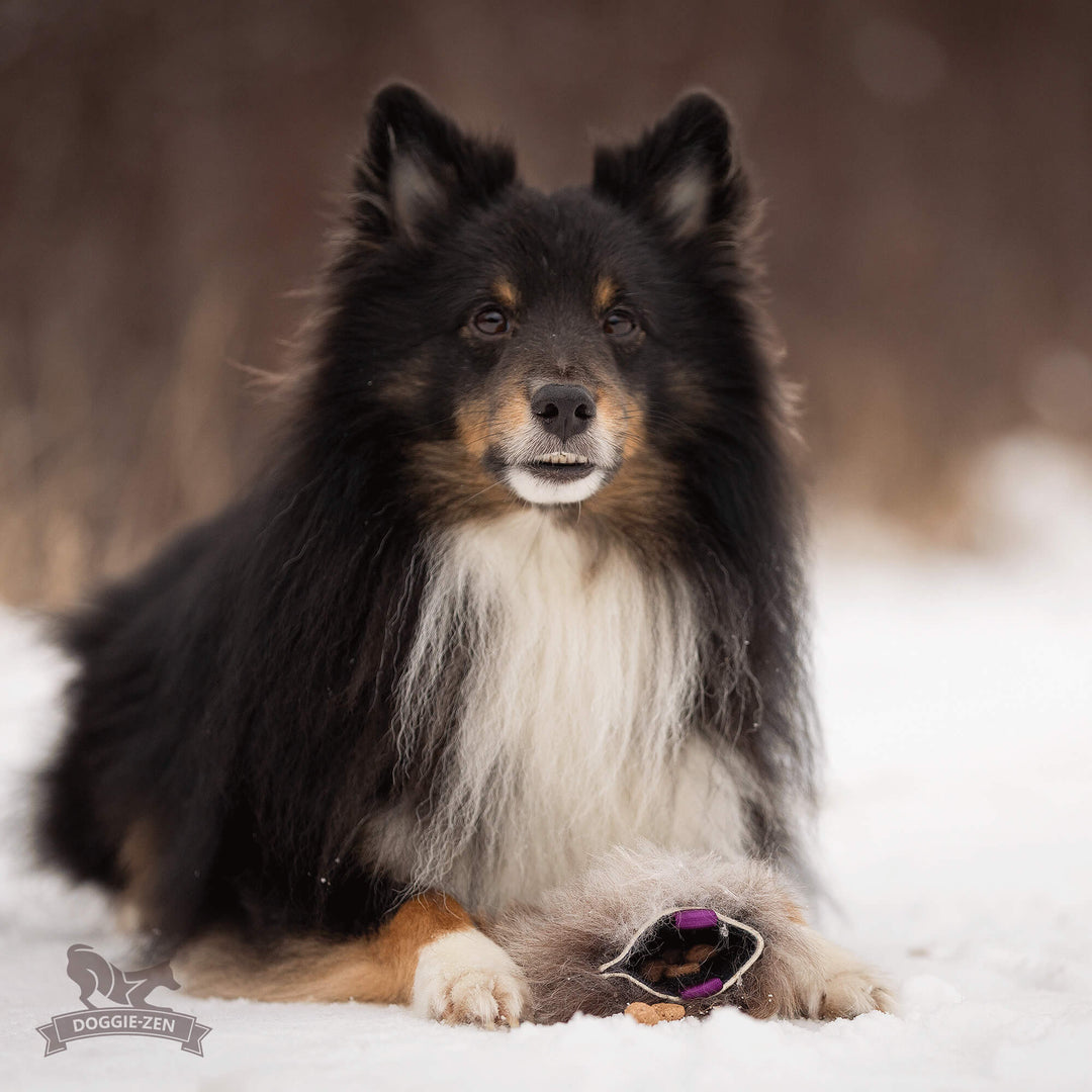 Sheepskin Treat Pocket