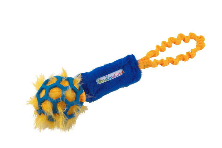Fluffy Holee Roller Squeaky Bungee tug L
