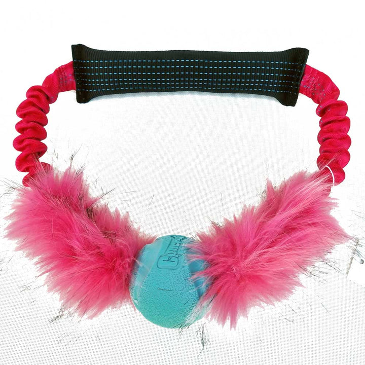 Bungee Hose Ring Faux fur with Chuckit