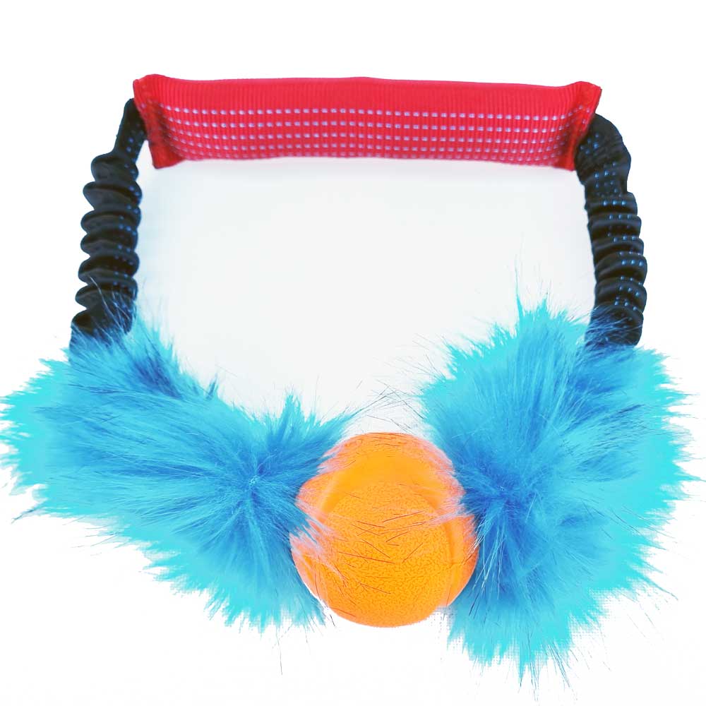 Bungee Hose Ring Faux fur with Chuckit