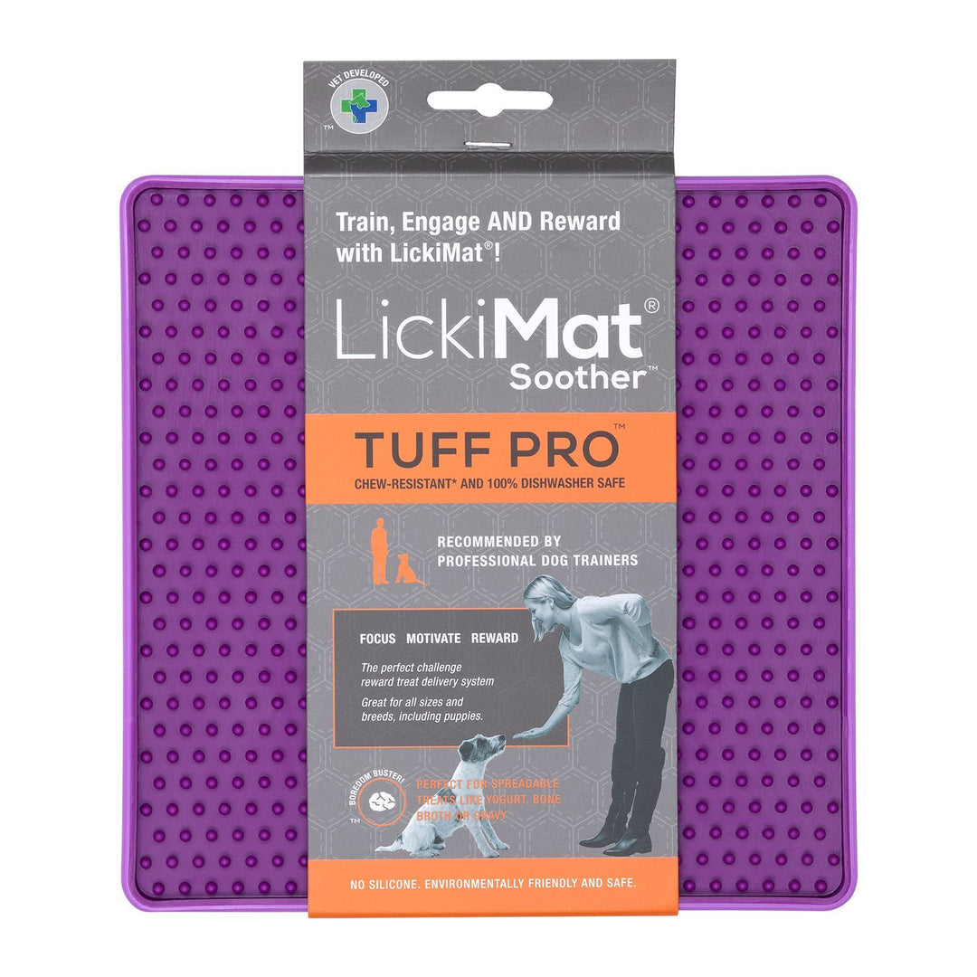 LickiMat Soother PRO Tuff Slow Food Licking Mat for Dogs