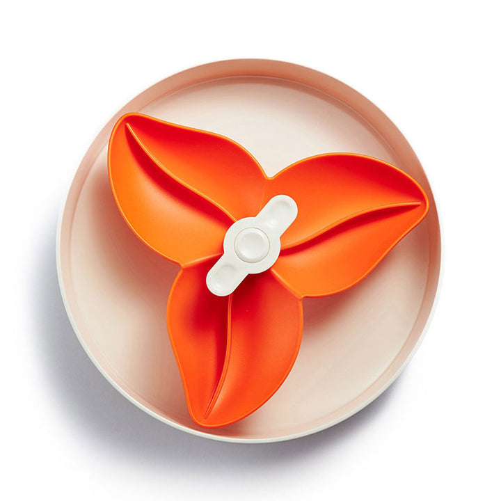 SPIN Interactive Adjustable Slow Feeder Bowl - Flower
