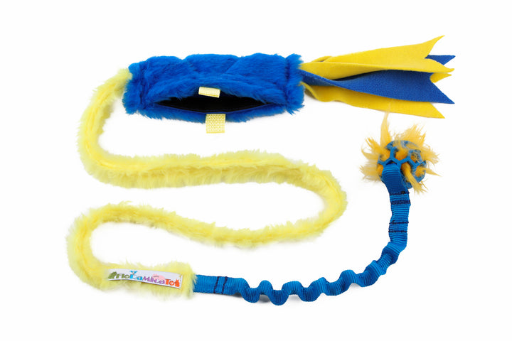 Floramicato Fluffy Treat Pouch CHASER with mini Holee Roller